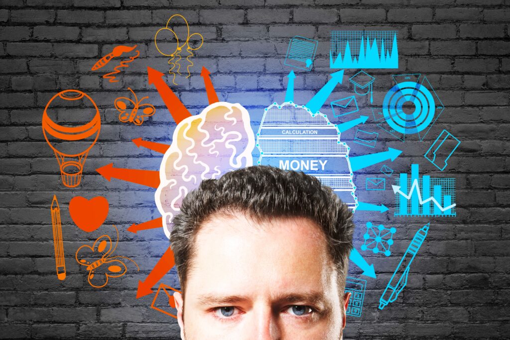 Trading Psychologie - Creatieve ideeën rond een brein
